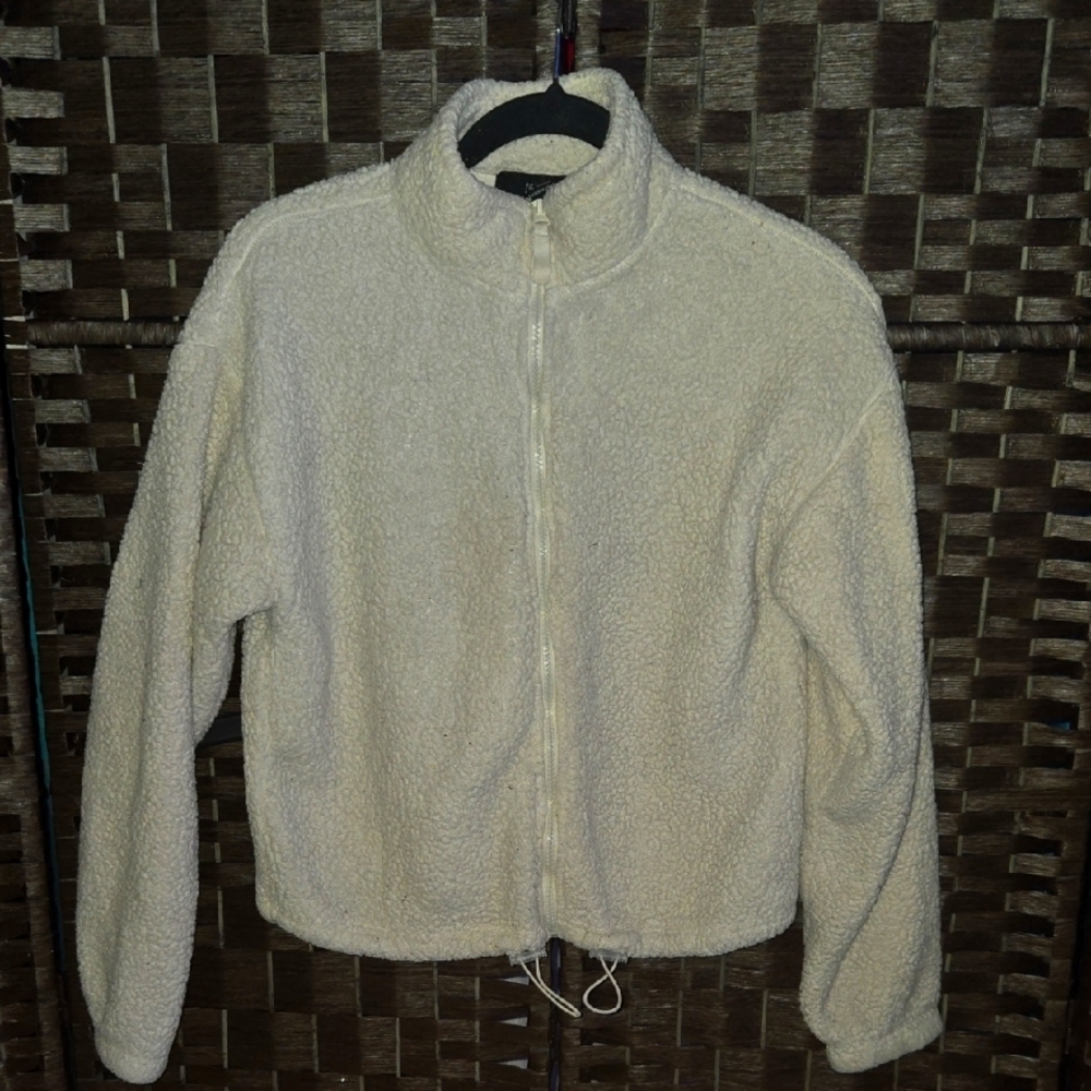 Fashion Nova Cream Fleece Sweater